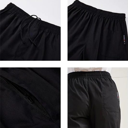 Black Unisex Chef Trouser - ChefLooks
