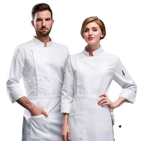 Long-sleeved Premium Chef Uniform for Men and Women - ChefLooks