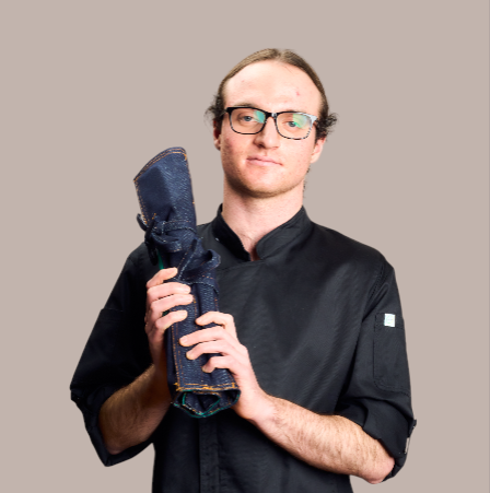 ChefLooks Denim Knife Roll - ChefLooks