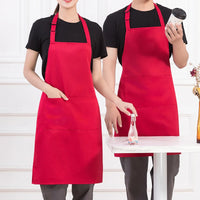 Adjustable Unisex Bib Apron with Pockets - ChefLooks