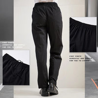 Black Unisex Chef Trouser - ChefLooks