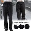 Black Unisex Chef Trouser - ChefLooks