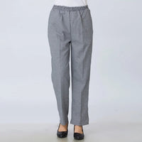 Chefs Plaid Stripe Trousers For Women - ChefLooks