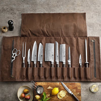 Thickened Canvas Professional Kitchen Knife Storage - ChefLooks