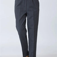 Chefs Plaid Stripe Trousers For Women - ChefLooks