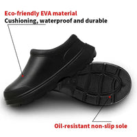 Oil-water-proof Non-slip men's chef shoes - ChefLooks