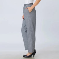 Chefs Plaid Stripe Trousers For Women - ChefLooks