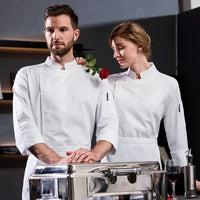 Long-sleeved Premium Chef Uniform for Men and Women - ChefLooks