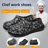 Paisley Slip On Men Chef Shoes for Kitchen
