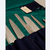 ChefLooks Denim Knife Roll - ChefLooks