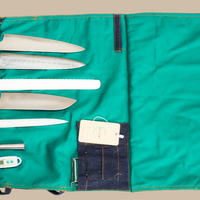 ChefLooks Denim Knife Roll - ChefLooks